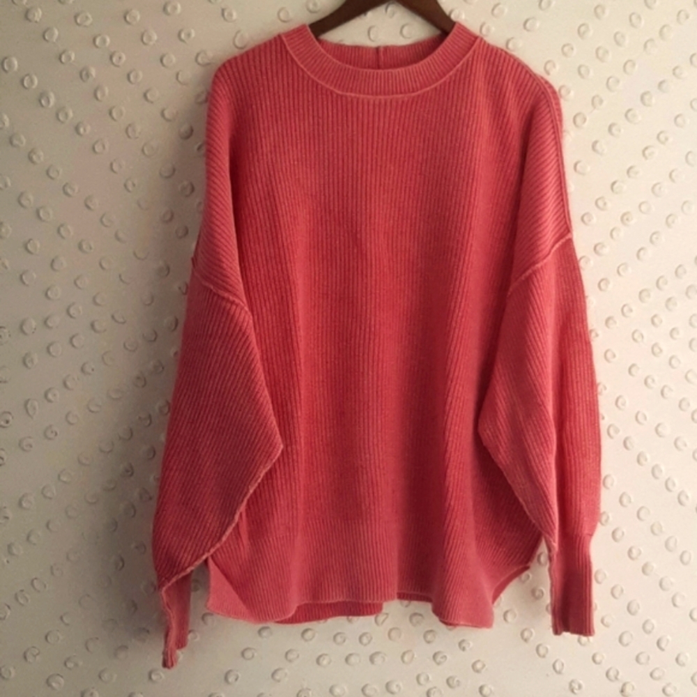 Aerie Pink Crew Neck Sweater